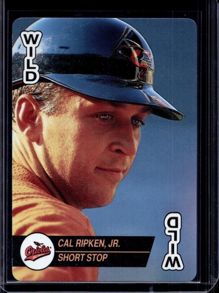 CAL RIPKEN JR 1993 BASEBALL ACES WILD CARD PLAYING CARD: NEAR MINT OR BETTER CONDITION