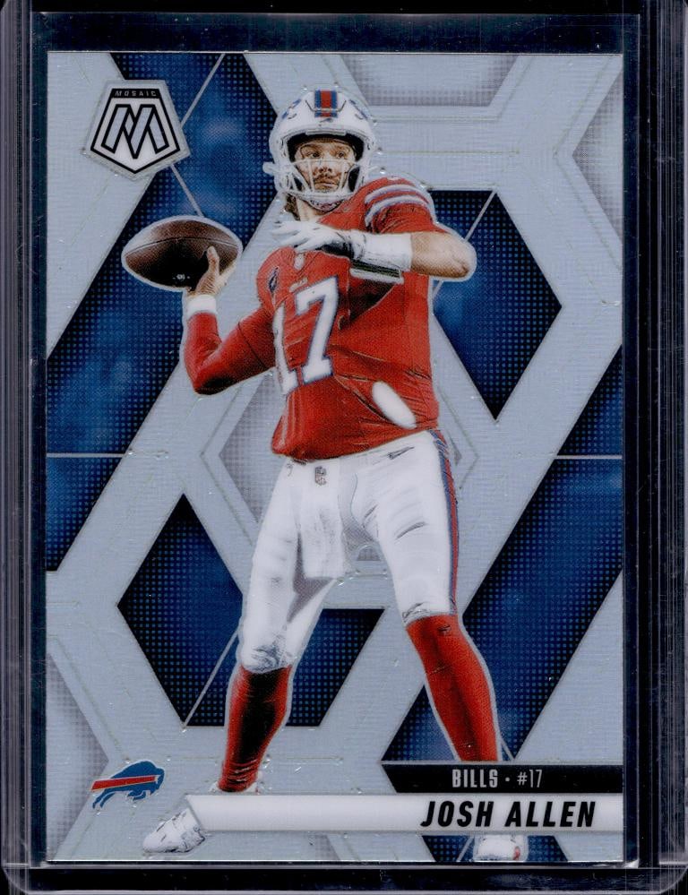 JOSH ALLEN 2025 PANINI MOSAIC SILVER PRIZM: NEAR MINT OR BETTER CONDITION