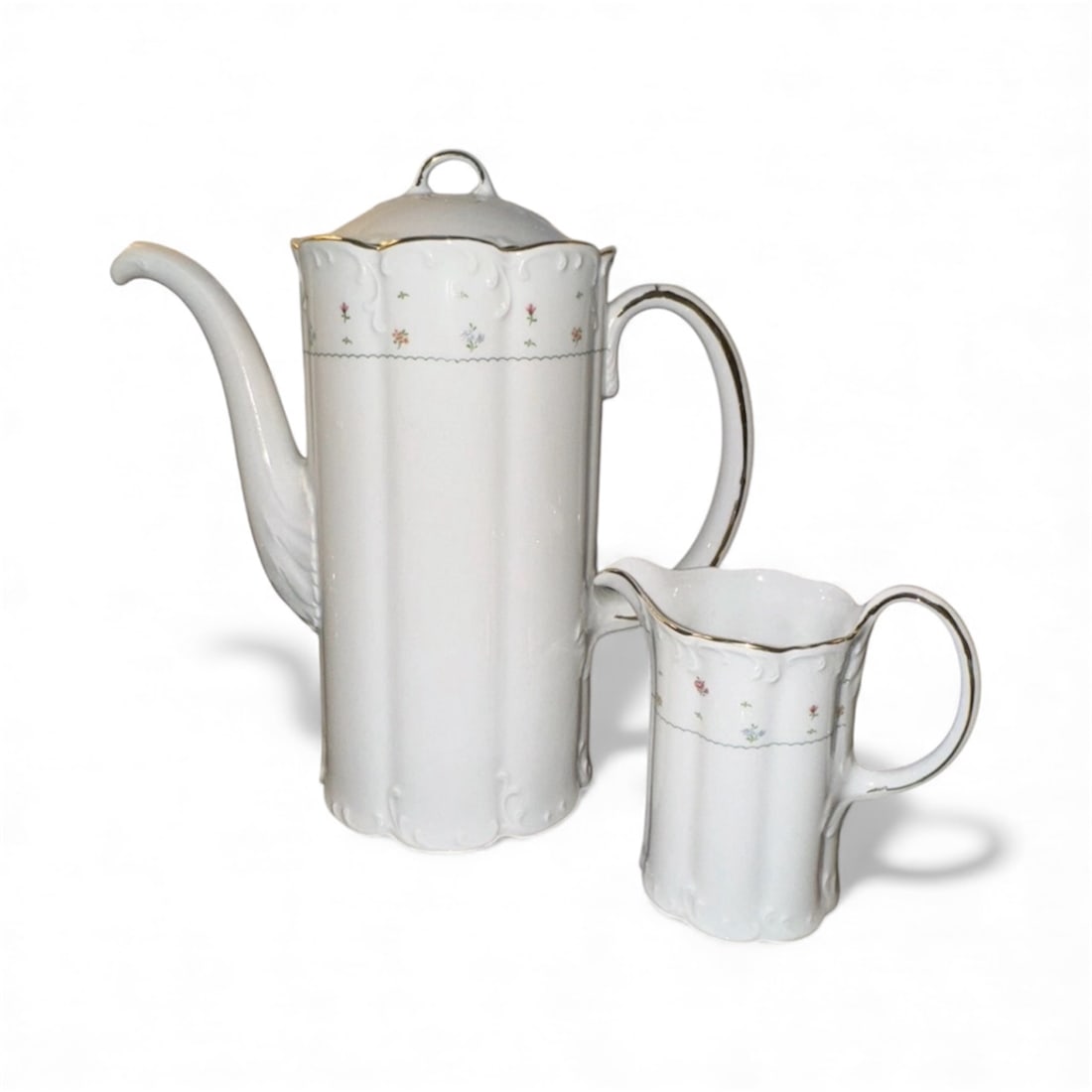 Rosenthal Rose Collection - Floral Coffee Pot & Creamer Set (1 of 10)