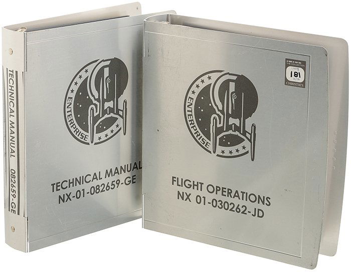 Star Trek: Enterprise NX-01 Metal Binder set #2 (1 of 1)