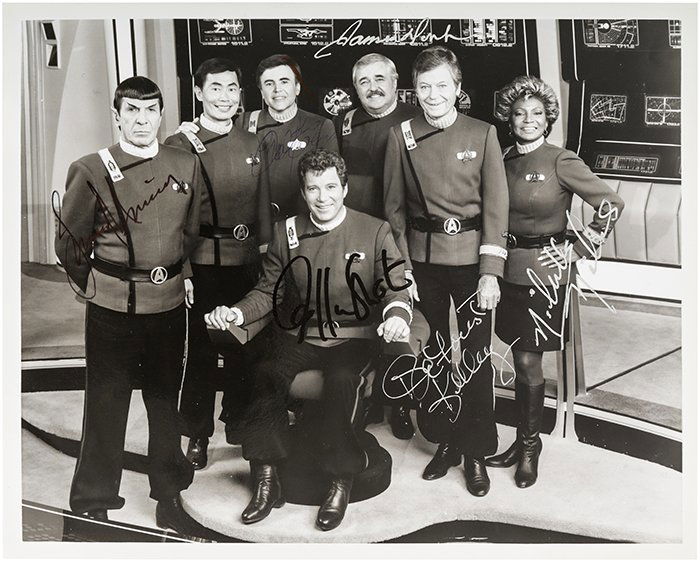 Star Trek Original TOS Crew Autograph (1 of 1)