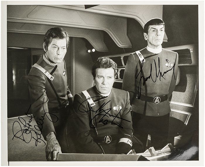 Star Trek Kirk, Spock, and McCoy Original Autograph (1 of 1)