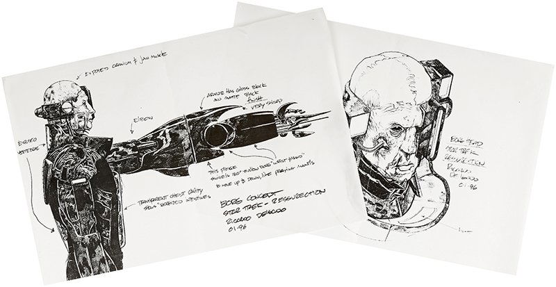 Star Trek: First Contact Borg Concept Illustrations (1 of 1)