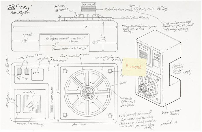 Star Trek: The Next Generation "Power Plug Box" Concept (1 of 1)