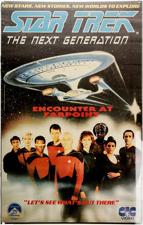 Star Trek: The Next Generation Vintage Premier Poster (1 of 1)