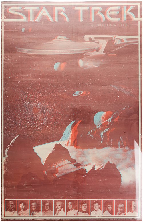 Star Trek: The Motion Picture 3-D Vintage Poster (1 of 1)