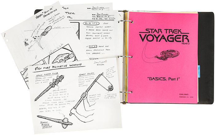 Star Trek: Voyager "Basics" Script Bible & Material (1 of 1)