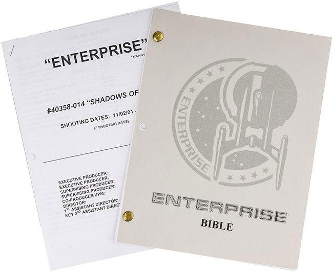 Star Trek: Enterprise Production "Bible" & Shooting... (1 of 1)