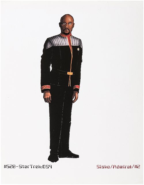Star Trek: Deep Space Nine Original Captain Sisko Art (1 of 1)