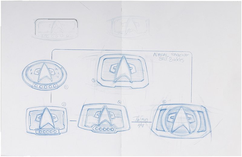 Star Trek: Deep Space Nine Original Starfleet Belt Art (1 of 1)