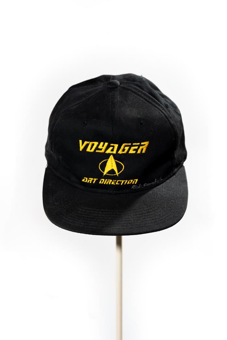 Voyager Art Department Ball Cap signed Rick Sternbach (1 of 1)
