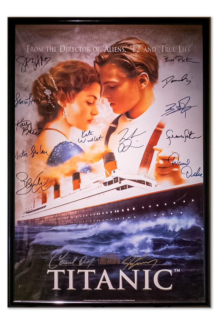 Titanic Cast Autographed movie Poster (1 of 1)
