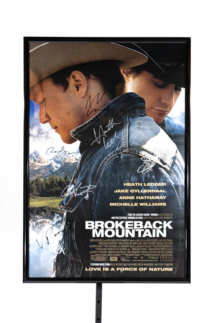 Brokeback Mountain Autographed Movie Poster (1 of 1)