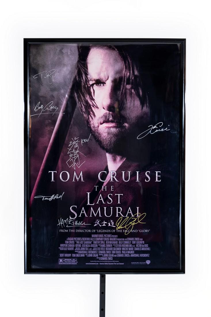 Autographed Last Samurai Movie Poster (1 of 1)