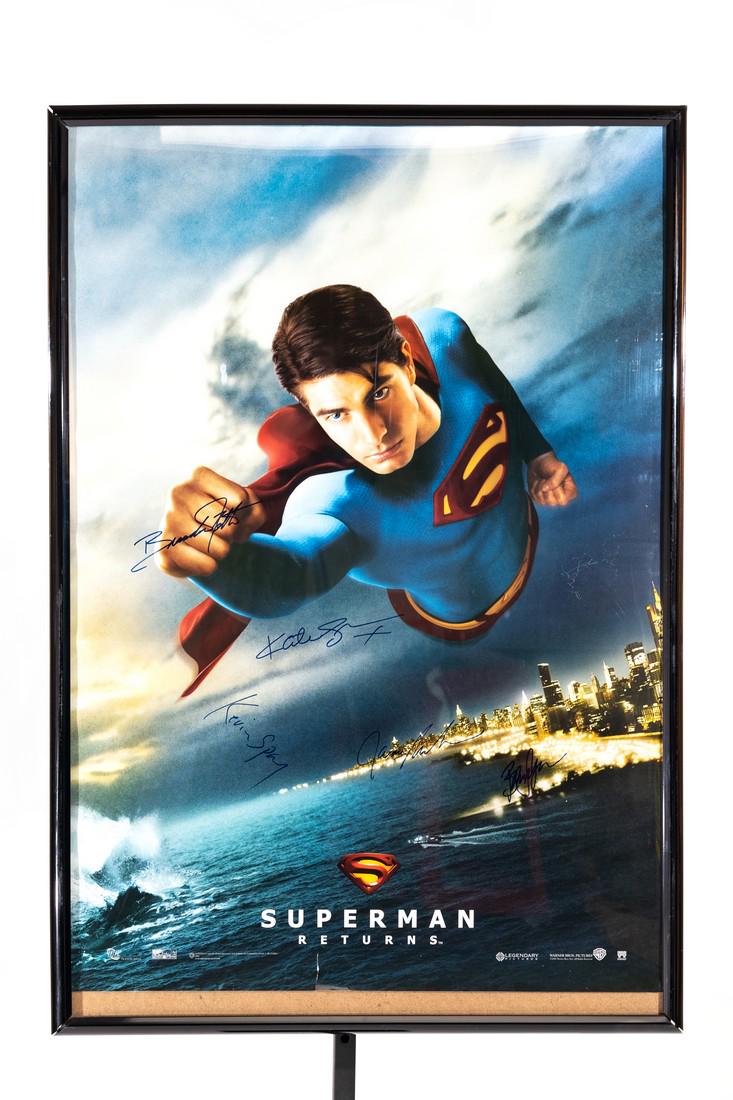 Superman Returns Cast signed poster (1 of 1)