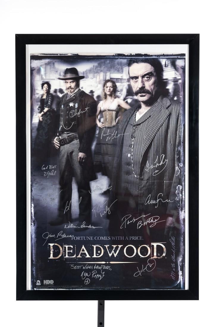 Deadwood Cast signed poster (1 of 1)