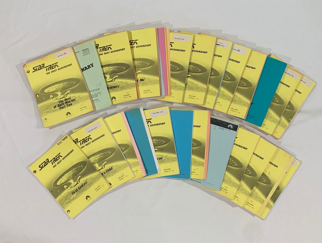 Star Trek The Next Generation Season Four Script Lot (1 of 1)