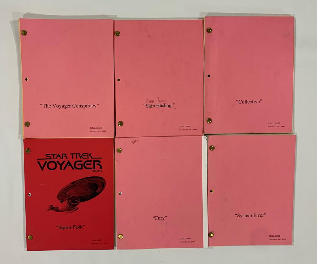 Star Trek Voyager Season Six Script Lot (1 of 1)