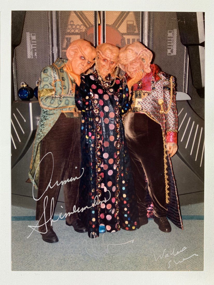 Star Trek Deep Space Nine Autographed Ferengi Photo (1 of 4)