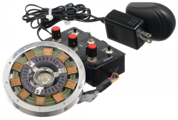 Concept RT Unit Sample: Crude RT Unit ring sample used to test the lighting effects of the RT Unit LEDs before the hero versions were made. Prototypes like this are commonly made for the production so the director can see a 