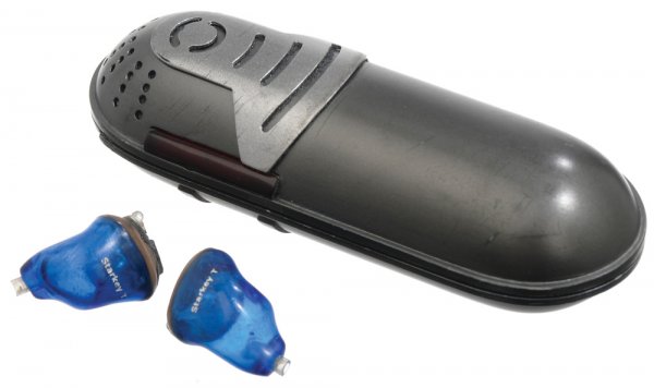Obadiah Stane's Hero Sonic Taser with Earplugs: The hero sonic taser with sound dampening earplugs that Obadiah uses to paralyze Raza and later Tony Stark on his quest to build the Iron Monger armor. Based on Stark Industries technology the governm