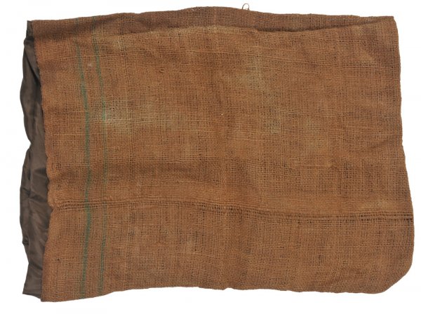 Tony Stark's Hero Ransom Mask: Brown burlap bag the Ten Rings insurgents rip from Tony Stark's head before they give their list of demands for his return. Also worn when Raza drags Tony outside to see the Stark Industries weaponry 