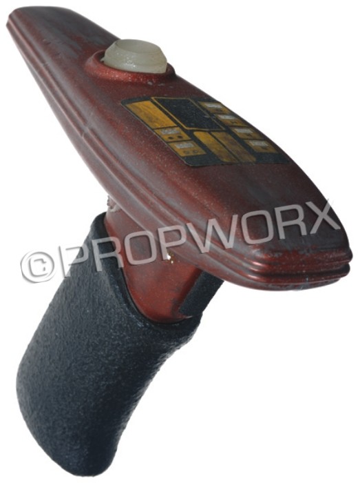 Motion Picture Style Phaser: Phaser weapon in the style of The Motion Picture used during the production of the Star Trek: The Next Generation series. This phaser was made by Ed Mierecki for the TNG third season episode "Yesterda