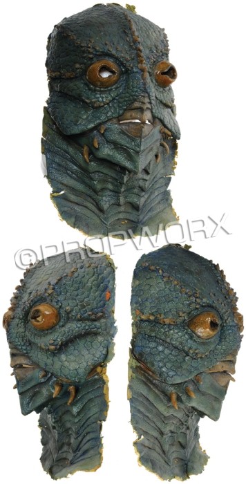 Alien Mask: Alien mask used during production of the Star Trek: The Next Generation episode "Schisms." Several crew member of the Enterprise-D are abducted by an almost undetectable alien race and fall prey to th