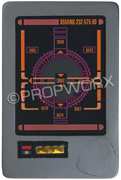 Small GPS PADD: A small GPS PADD from the Star Trek: Deep Space Nine episode "Change of Heart." Jadzia Dax used this PADD when she and Worf traveled to the planet Soukara to rendezvous with a Cardassian double agent.