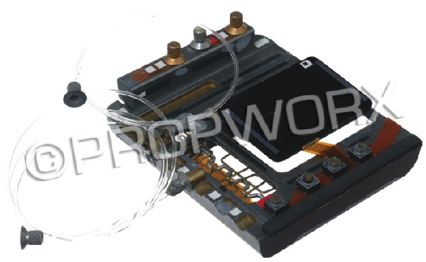 Tricorder Electronics: Tricorder electronics used during the production of Star Trek: Deep Space Nine. It is not known which episode these are from but they were given to Doug Drexler by the Property Master for DS9 during t