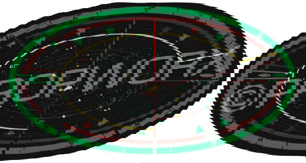 Dominion Runabout Scan Hero Translite: Hero runabout Dominion scan translite used during production of the Star Trek: Deep Space Nine episode "Treachery, Faith, and the Great River." Runabouts are small, warp-capable starships used by the