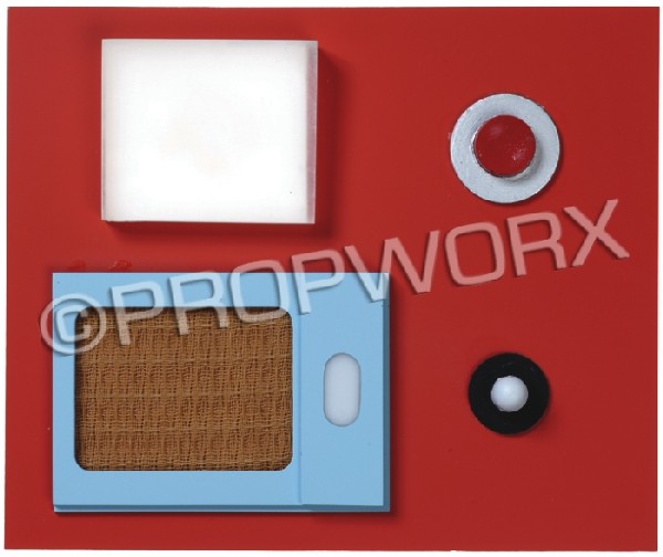 Original Series Style Wall Communicator: Wall communicator in the style of The Original Series was used during the production of the Star Trek: Deep Space Nine episode "Trials and Tribble-ations." Panels like these were used throughout the r