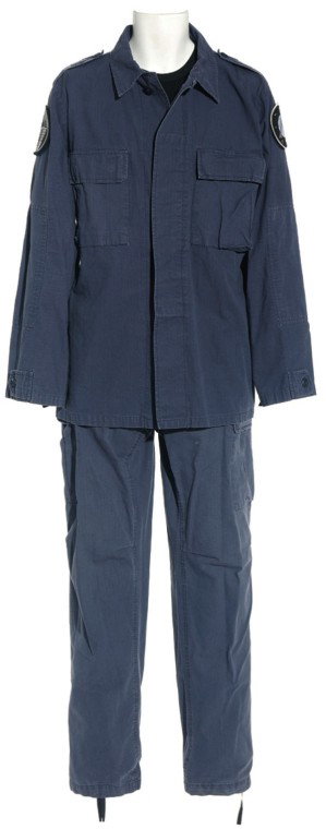 Mitchell's BDU from "Ex Deus Machina": Production Description: Blue BDU uniform worn by actor Ben Browder as "Cameron Mitchell" in the Stargate SG-1 Season Nine episode, "Ex Deus Machina". Mitchell led the SG-1 team through the last two ye
