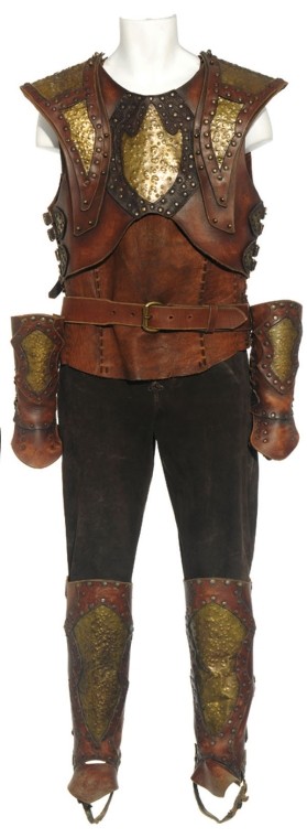 Mitchell's Sodan Costume from "Babylon": Production Description: Sodan warrior costume worn by actor Ben Browder as "Cameron Mitchell" on Stargate SG-1. Captured by the reclusive Jaffa warrior Sodan, Mitchell found himself being trained in a