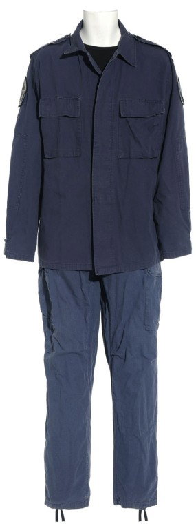 Daniel's Blue BDU: Production Description: Blue BDU uniform worn by actor Michael Shanks as "Daniel Jackson" during the production of Stargate SG-1. As the man who solved the riddle of the Stargate, Daniel Jackson has b