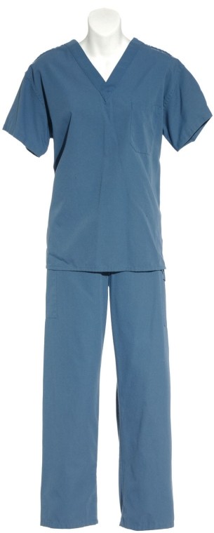 Vala's Infirmary Scrubs from "Origin" and "The Tie: Production Description: Blue infirmary scrubs worn by actress Claudia Black as "Vala Mal Doran" in the Stargate SG-1 Season Nine episodes, "Origin" and "The Ties That Bind". Vala joined the SG-1 team 
