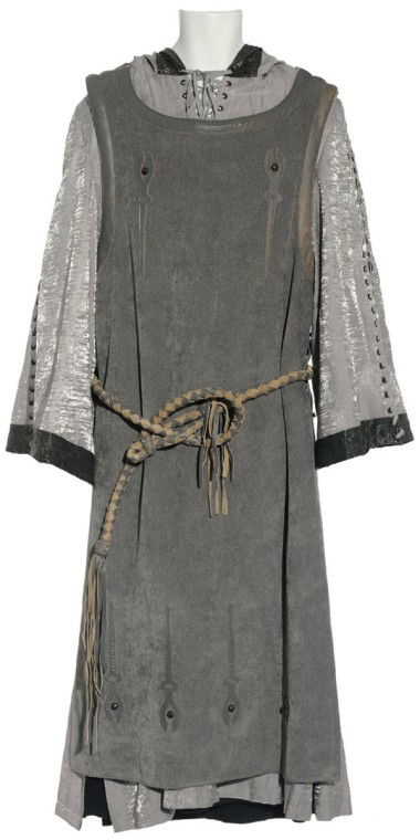 Prior #7 Costume from "The Ark of Truth": Production Description: Costume worn by a background Prior during the production of "Stargate: The Ark of Truth". Priors served as the missionaries for their noncorporeal gods, the Ori, traveling to d