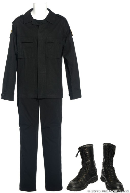 Sheppard's Black BDU from Season Five: Production Description: Black BDU uniform worn by actor Joe Flanigan as "John Sheppard" in the fifth season of Stargate Atlantis. Sheppard discovered his genetic sensitivity to Ancient technology whil