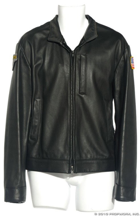 Sheppard's Leather Jacket from "Sateda": Production Description: Black leather jacket worn by actor Joe Flanigan as "John Sheppard" in the Stargate Atlantis Season Three episode, "Sateda". Sheppard discovered his genetic sensitivity to Ancie