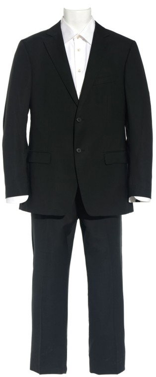 Sheppard's Suit from "Miller's Crossing": Production Description: Suit worn by actor Joe Flanigan as "John Sheppard" in the Stargate Atlantis Season Four episode, "Miller's Crossing", while trying to locate Rodney and Jeannie Miller on Earth.