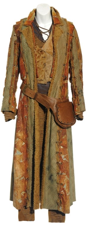 Teyla's Athosian Costume from "Rising": Production Description: Costume worn by actress Rachel Luttrell as "Teyla Emmagan" in the Stargate Atlantis Season One episode, "Rising". The leader of the Athosian tribe, Teyla gave up a life among h