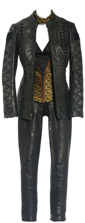 Teyla's Costume from "Be All My Sins Remember'd": Production Description: Costume worn by actress Rachel Luttrell in the Stargate Atlantis Season Four episode, "Be All My Sins Remember'd". The leader of the Athosian tribe, Teyla gave up a life among 