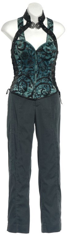 Teyla's Costume from "The Prodigal": Production Description: Tank and uniform pants worn by actress Rachel Luttrell as "Teyla Emmagan" in the Stargate Atlantis Season Five episode, "The Prodigal". The leader of the Athosian tribe, Teyla 