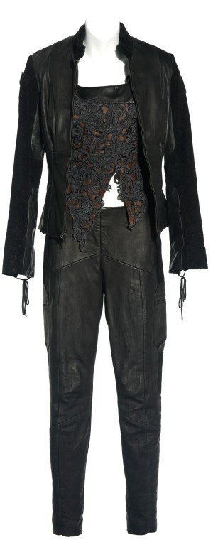 Teyla's Costume from "Doppelganger": Production Description: Costume worn by actress Rachel Luttrell as "Teyla Emmagan" in the Stargate Atlantis Season Four episode, "Doppelganger". The leader of the Athosian tribe, Teyla gave up a life 