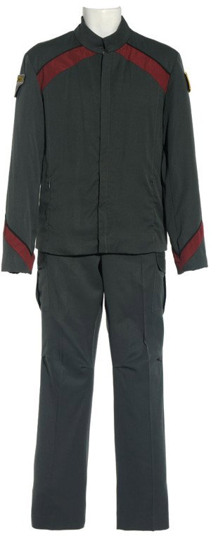 Woolsey's Gray Duty Uniform from Season Five: Production Description: Gray uniform worn by actor Robert Picardo as "Richard Woolsey" in the fifth season of Stargate Atlantis. Formerly an NID hatchet guy, Richard Woolsey served as the United State