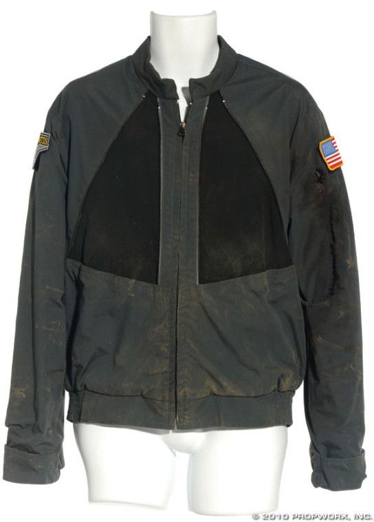 Aiden Ford's Duty Jacket from "Runner": Production Description: Dirty uniform jacket worn by actor Rainbow Sun Francks as "Aiden Ford" in the Stargate Atlantis Season Two episode, "Runner". Ford became addicted to a powerful Wraith enzyme i