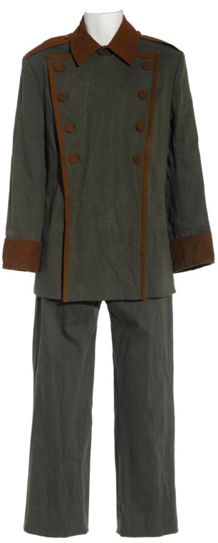 Ladon Radim's Uniform: Production Description: Costume worn by actor Ryan Robbins as "Ladon Radim" in Stargate Atlantis. Ladon was introduced as a member of Kolya's Genii strike force, with a specialty in science. The follo