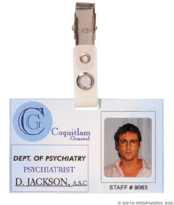 Daniel's Psychiatry Badge from "The Changeling": Production Description: Psychiatry badge used by actor Michael Shanks as "Daniel Jackson" when he appears to Teal'c in a vision in the Stargate SG-1 Season Six episode, "The Changeling". As the man wh