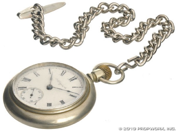 Weir's Pocket Watch: Production Description: Pocket watch owned by Elizabeth Weir's father, seen on the administrator's office desk throughout Season Three of Stargate Atlantis. When she traveled to the Pegasus Galaxy. Dr