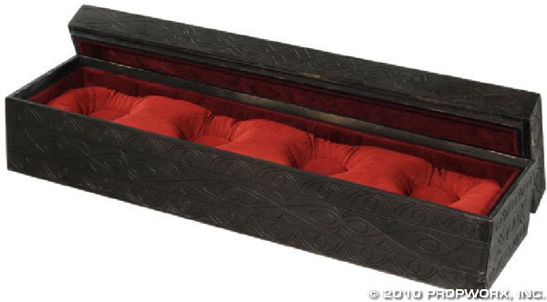 Communication Stone Crate: Production Description: Crate capable of transporting four communication stones, used in the Stargate Atlantis Season Five episode, "Identity". Neeva Casol discovers this crate while she and her colle